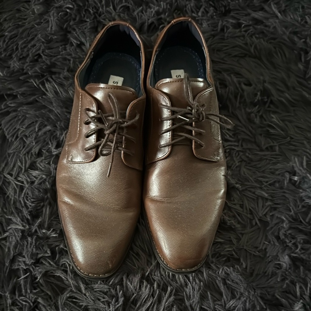 Steve Madden Brown Leather Dress Shoes